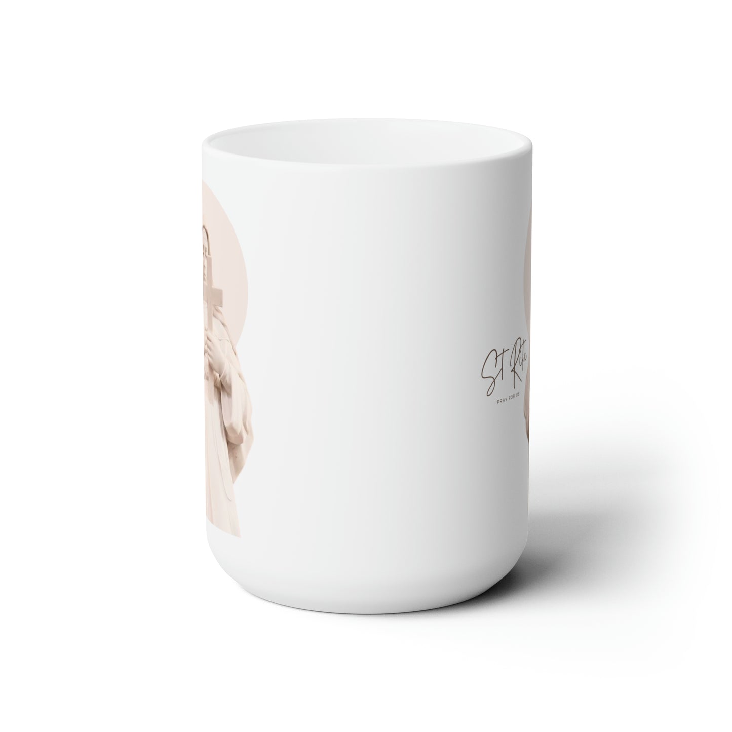 St Rita Ceramic Mug 15oz