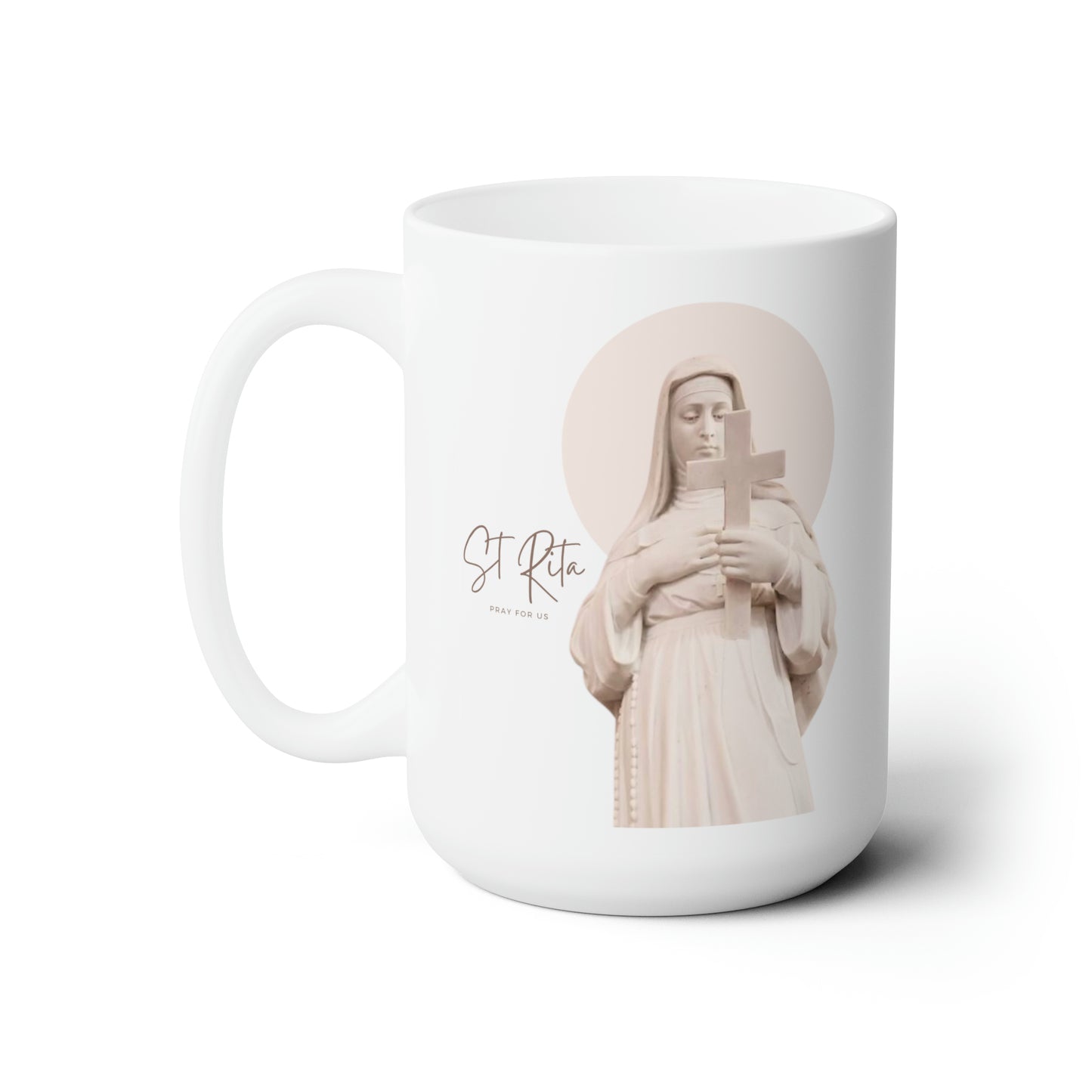 St Rita Ceramic Mug 15oz
