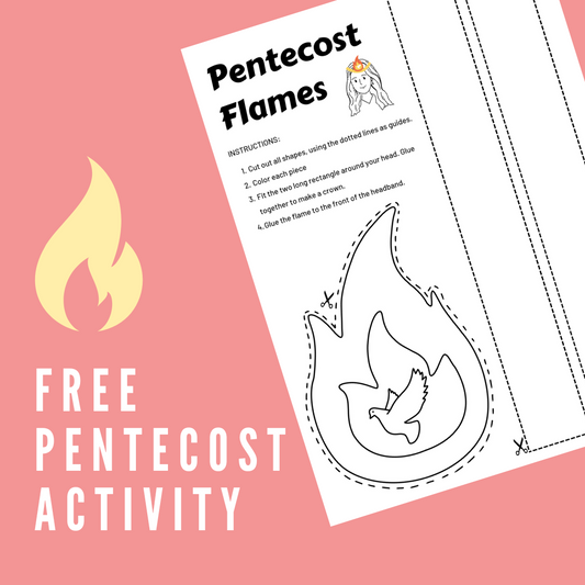 Pentecost Flames FREE Activity Violet Heart Studios