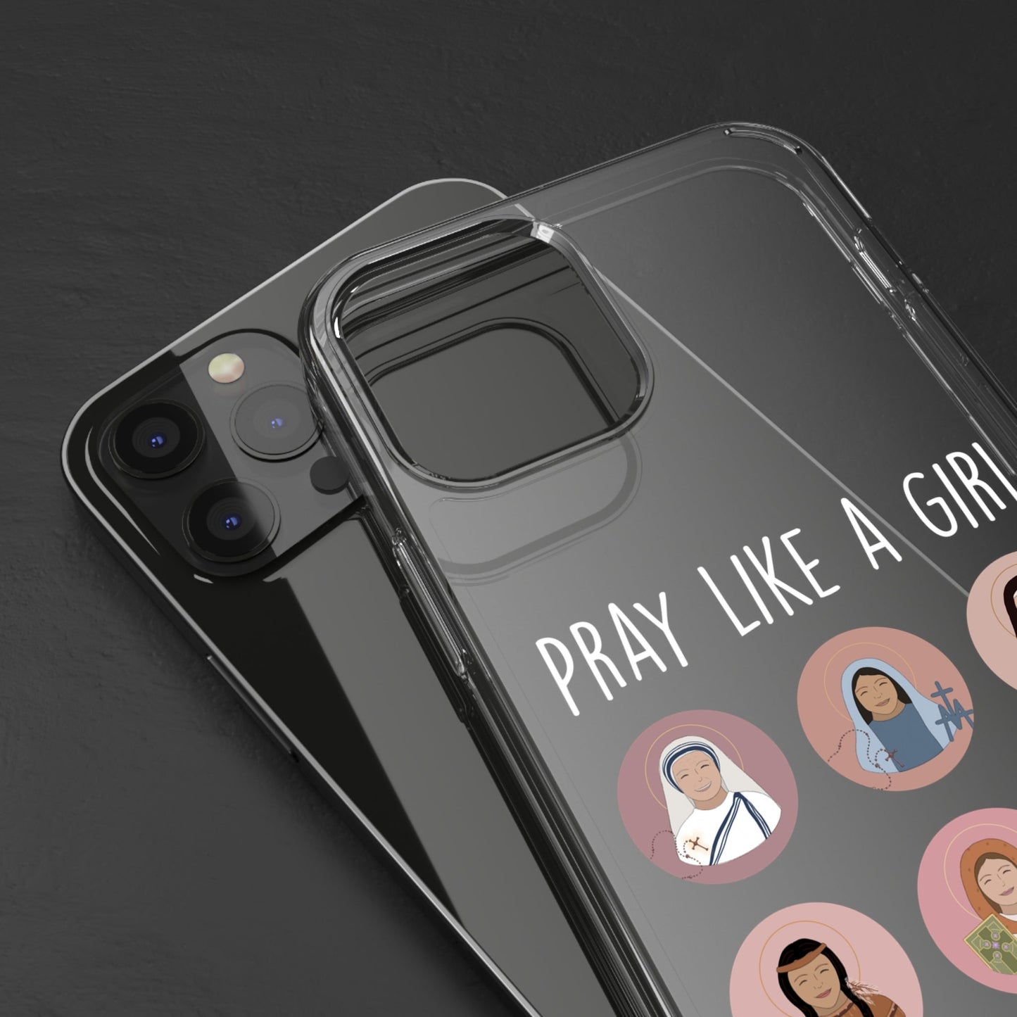 Pray Like a Girl Samsung and iPhone Case Violet Heart Studios