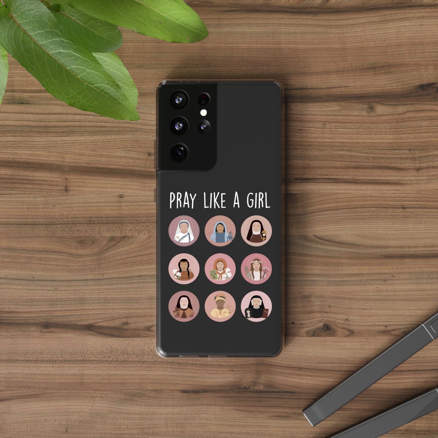 Pray Like a Girl Samsung and iPhone Case Violet Heart Studios