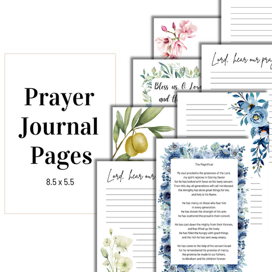 Catholic Prayer Journal Pages
